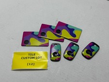  6-PACK TILE PRO / SLIM BLUETOOTH TRACKER ITEM FINDER - CUSTOM LOT 12 