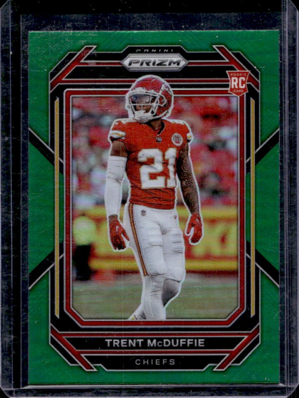 Trent McDuffie Panini Prizm #372 Green