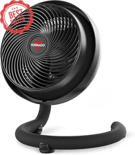 623 Mid-Size Whole Room Air Circulator Fan, Black