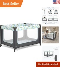 Zodiak Travel Playard Secure Play Space with Mesh Sides Quick-Fold Design