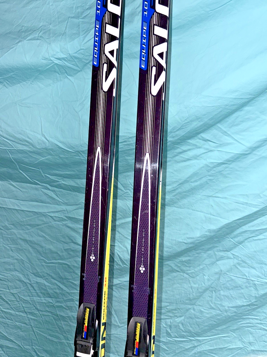 🔥 Salomon EQUIPE Classic 206cm XC Cross Country SKIS Salomon SNS