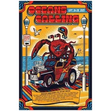 Oceans Calling Festival Ocean City Maryland September 26–28 2025 Poster