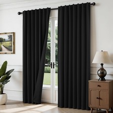 Blackout Curtains for Bedroom, Black out curtains 96 inch long 2 Panels, Long...