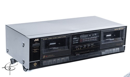 JVC TD-W111 Dual Cassette Deck - Dolby Synchro Dubbing getestet & funktionsfähig!