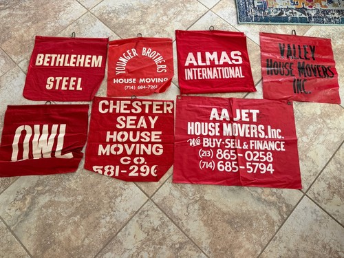House Movers Vintage Flags 1970’s California LA County