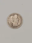 1915 Philadelphia Mint 90 % Silver Barber Quarter BQ11
