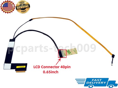 Genuine LCD EDP Display Video Cable Wire For MSI MS-16Q5 K1N-3040134-H39 40PIN - Picture 1 of 5