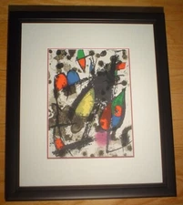 JOAN MIRO - Original  Lithograph From Miro Lithographs Volume 2 - Nicely Framed