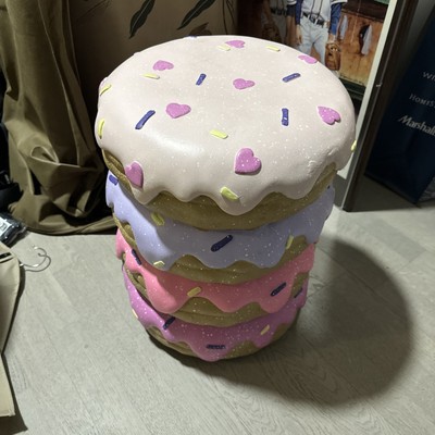 Pastel Donut Stack Food Stool Macaroons Frosted Sprinkle TikTok Viral Valentines