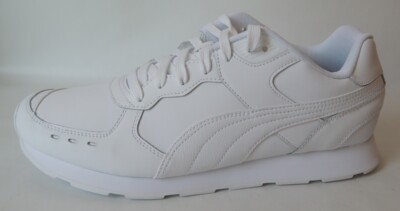 NEU Puma Vista Full L Größe 44,5 Herren Sneaker Retro 374361-03 weiss TOP