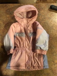 baby pink columbia jacket