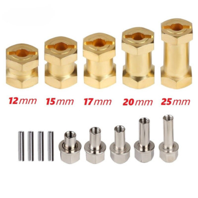 4pcs 12mm to 25mm Wheel Hex Hub Adapter Conversion Extension for 1/10 RC Car