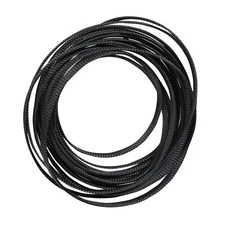 Black 50 FT 3/8" Expandable Wire Cable Sleeving Sheathing Braided Loom Tubing