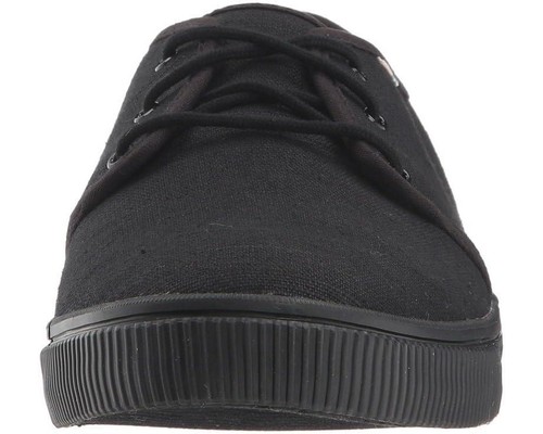 Toms Mens CanvasCarlo Black Black Trainers - Picture 4 of 7