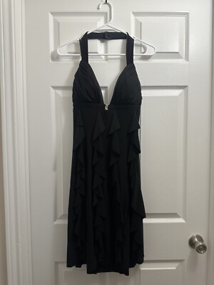 Vintage Betsy Adam Women's Dress Size 12 Black cocktail dress