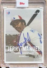 Jerry Manuel Autographed 2021-22 Topps Project70 1957 Style Artist Don C. 