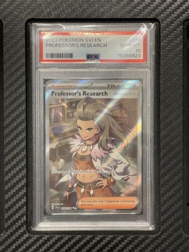 2023 PSA 10 Professor's Research #240 Professor Sada Pokemon Scarlet & Violet