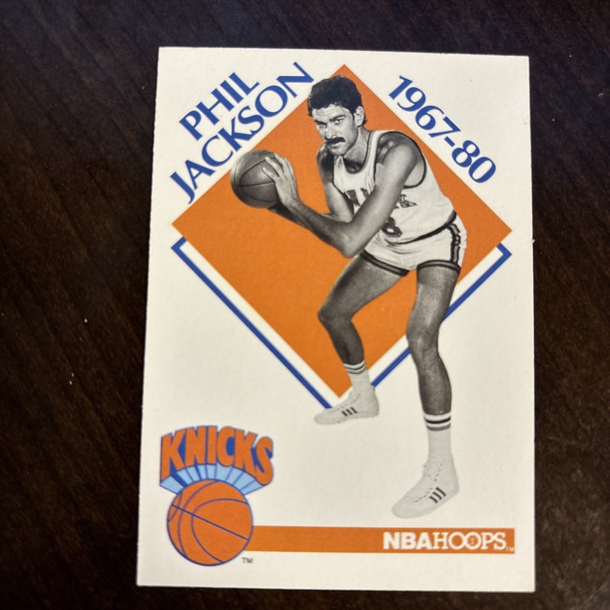 1990-91 NBA Hoops Phil Jackson #348 - Knicks Uniform/ Bulls 1990-91 NBA Hoops Phil Jackson #348 - Knicks Uniform/ Bulls