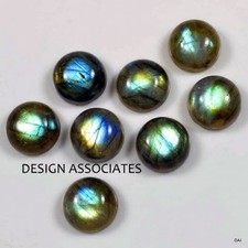 LABRADORITE RAINBOW EFFECT 16.5 MM ROUND CABOCHON CUT SOLD AS EACH
