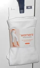 WOMEN'S WARNERS BLISSFUL BENEFITS WHITE CROPPED LEGGINGS - SIZE XSMALL (4-6)