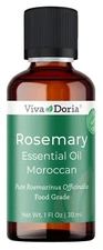 Viva Doria 100% Pure Rosemary Essential Oil, Undiluted, Food Grade, 1 fl oz