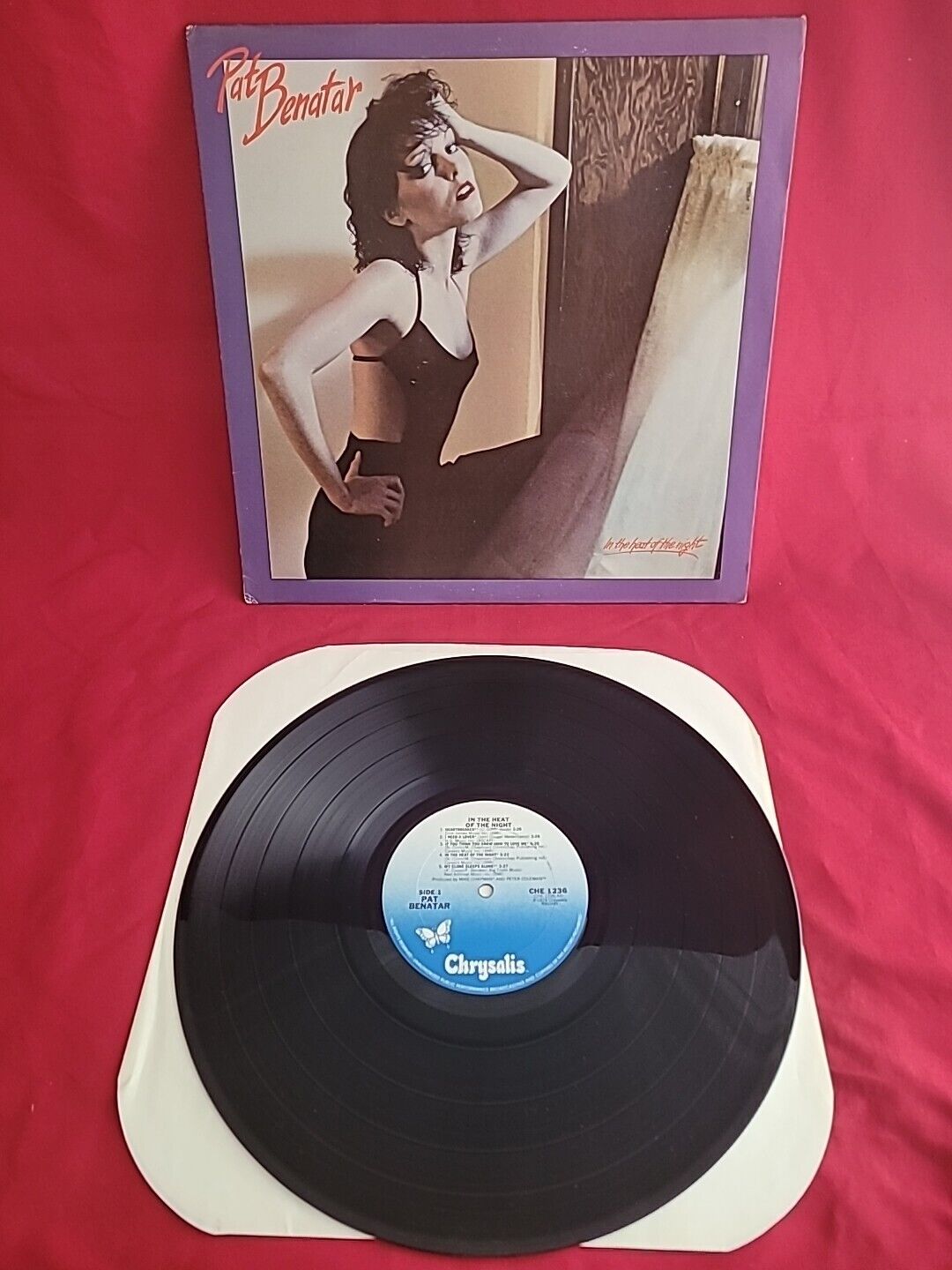 Pat Benatar In The Heat Of The Night LP Vinyl Record Album