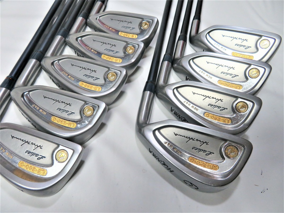 LADIES Gold 2star HONMA LB-280-G NEW H&F 9PC IRONS SET NWO