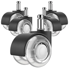 5/10/20Pcs Office Chair Casters Wheels 2" Heavy Duty Replace Mute Chair Wheels