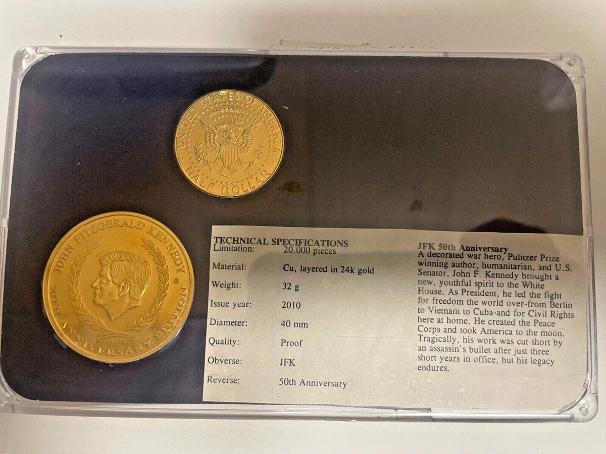 John F. Kennedy 50th Anniversary Coin Set {{{ limited