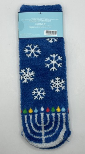 Bath & Body Works Happy Hanukkah Shea-Infused Lounge Cozy Sock - Picture 2 of 6