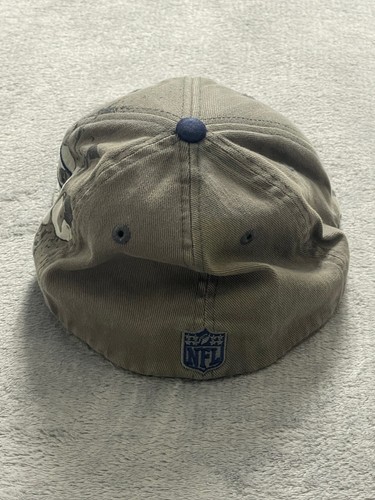 San Diego Chargers Hat Adult 7 1/4 Gray NFL Flat Brim Football Fitted Cap Reebok - Picture 4 of 9