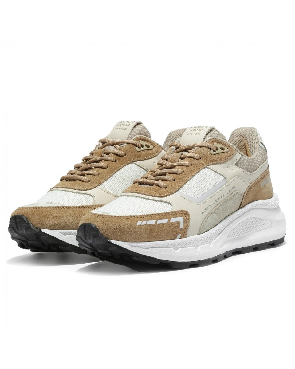 Mens ANDROID HOMME El-Porto Trainers Size Uk8 Eu 42 Rrp:£225 #927