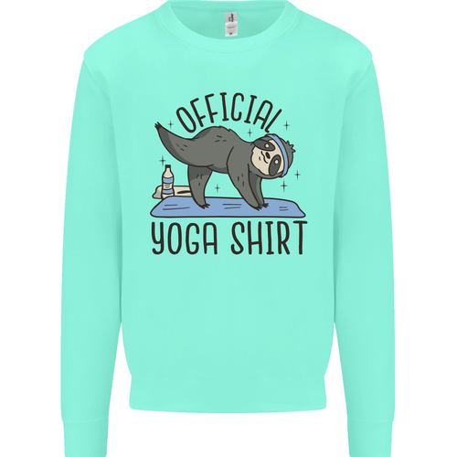 Funny Sloth Yoga Kids Sweatshirt Jumper - Picture 26 of 72