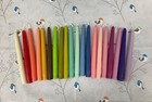 1x 100% Beeswax Classic Coloured Tall Taper Table Candlestick Candle 23cm x 2cm