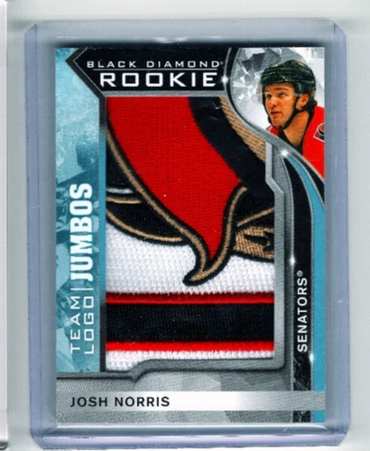 2020-21 Upper Deck Black Diamond Josh Norris Jumbo Team Logo Rookie RTL-JN