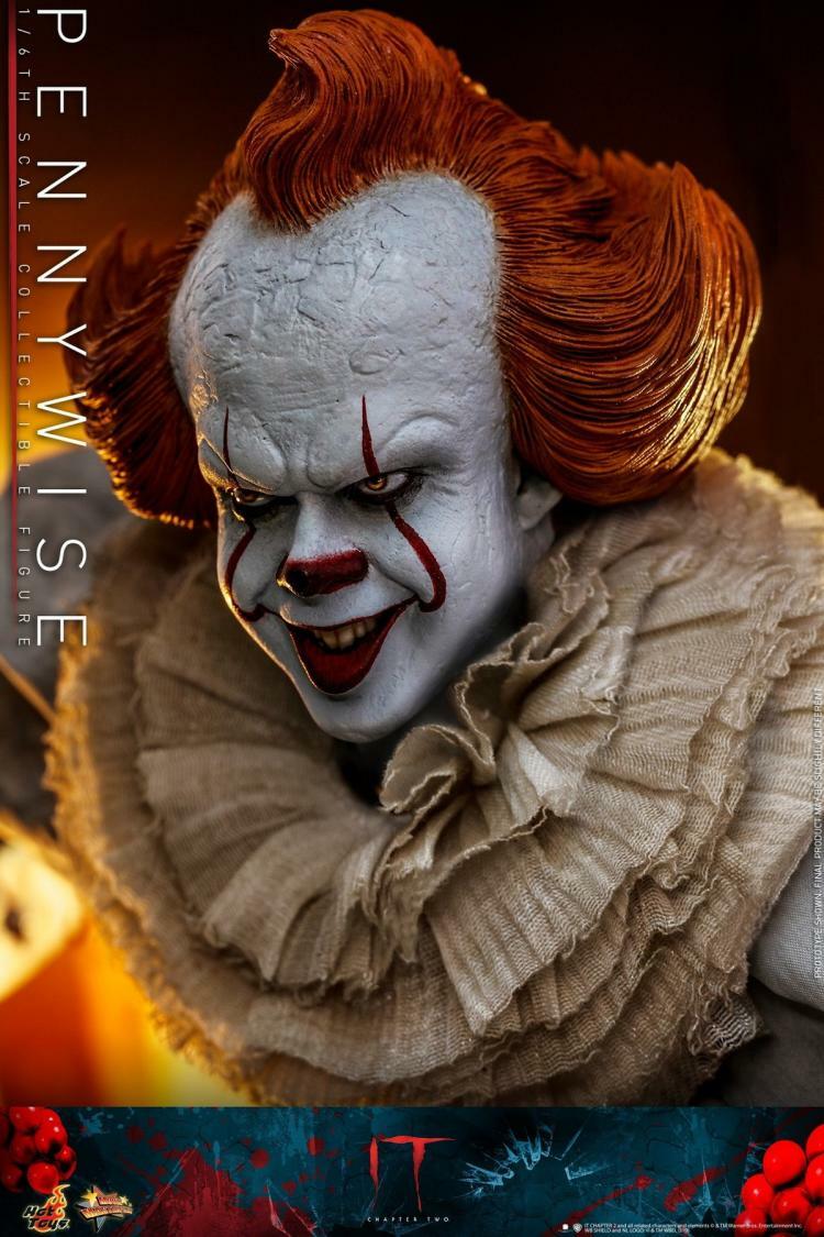 New HotToys MMS555 IT Chapter Two Pennywise Bill Skarsgård 1/6