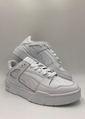 Puma Herrenschuhe 45 Slipstream lth / Sneaker weiß Low Komfort leicht Outlet