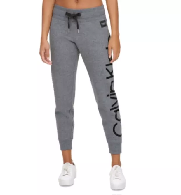 NWT Calvin Klein Performance Women s Large Full Side Logo Joggers