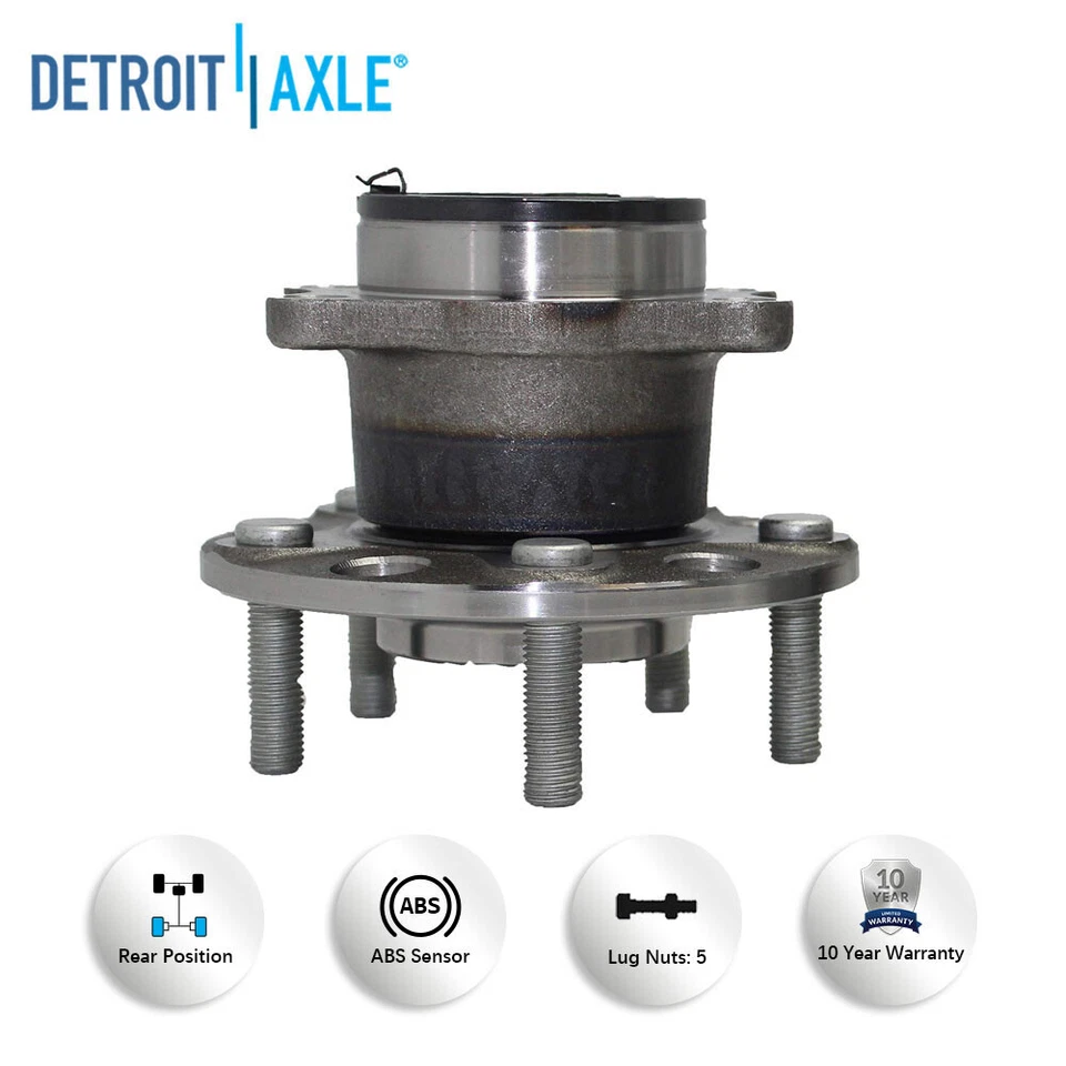 Juego de montaje de bujes de cojinete de rueda trasera AWD para Dodge Caliber Jeep Compass Patriot Foto 4 de 4