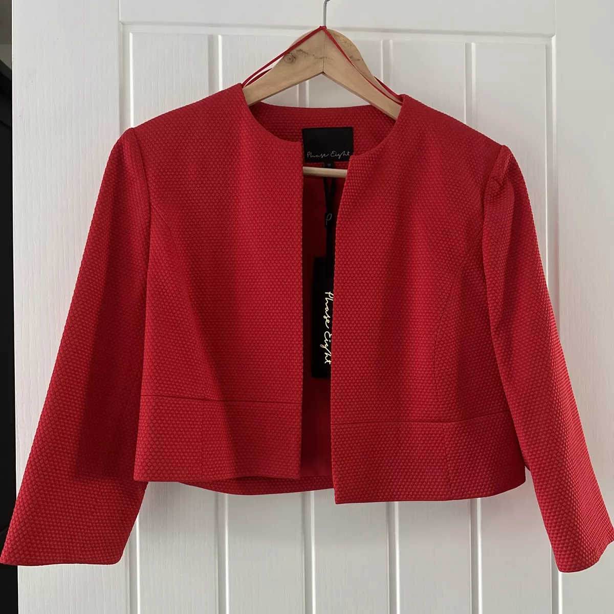 Phase Eight Toni Jacket UK12 BNWT Carmine Red eBay