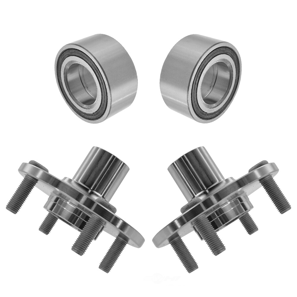 Wheel Bearing Assembly Kit4 Piece Wheel Bearing and Hub Kit TRQ