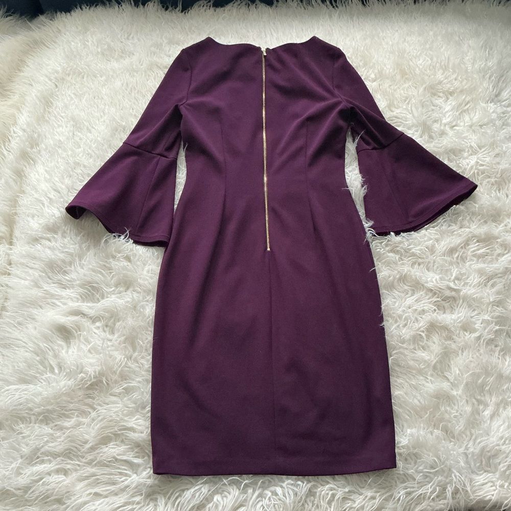 Calvin Klein Bell Sleeve Sheath Dress thumbnail 5