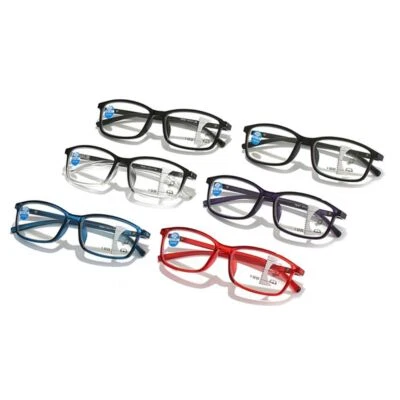 Progressive Multifocal Anti-Blue Light Reading Glasses Ultra Light Glasses
