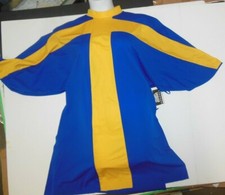 PRAISE TUNIC TABARD LITURGICAL Royal/Gold Girls Ladies Church Dance