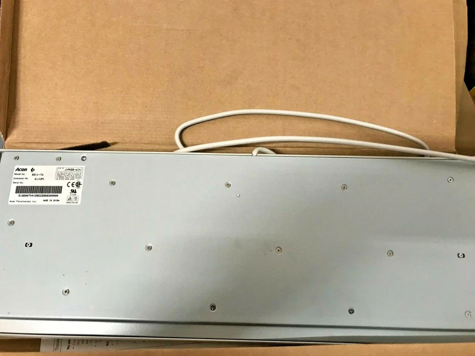 RARE NEW VINTAGE ACER ACCUFEEL 6511-TW 105 KEYS WINDOWS PS2 KEYBOARD RM0 RM2 - Image 2 of 3