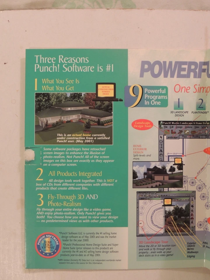 Punch! Software Master Landscape & Home Design Windows 95 98 2000 ME NT - Image 3 of 4