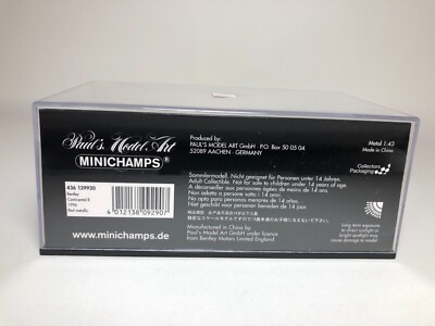 Miniature Minichamps 1/43 - Bentley Continental R - Rose - BEY000003 - NEUVE