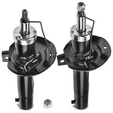 FOR VW GOLF MK5 GTI 2003-2009 FRONT SHOCK ABSORBERS SHOCKS SHOCKERS PAIR 55mm