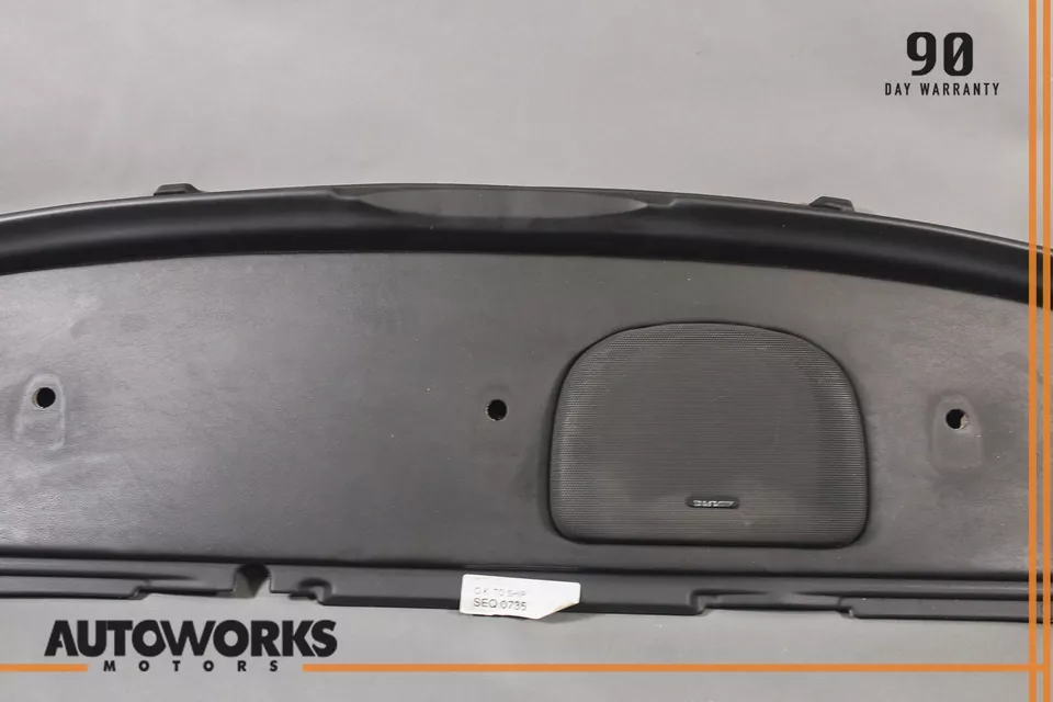 98-03 Jaguar XJ8 XJR VDP X308 plataforma de estante de paquete trasero con cubierta de altavoz PIERNA OEM Foto 3 de 4