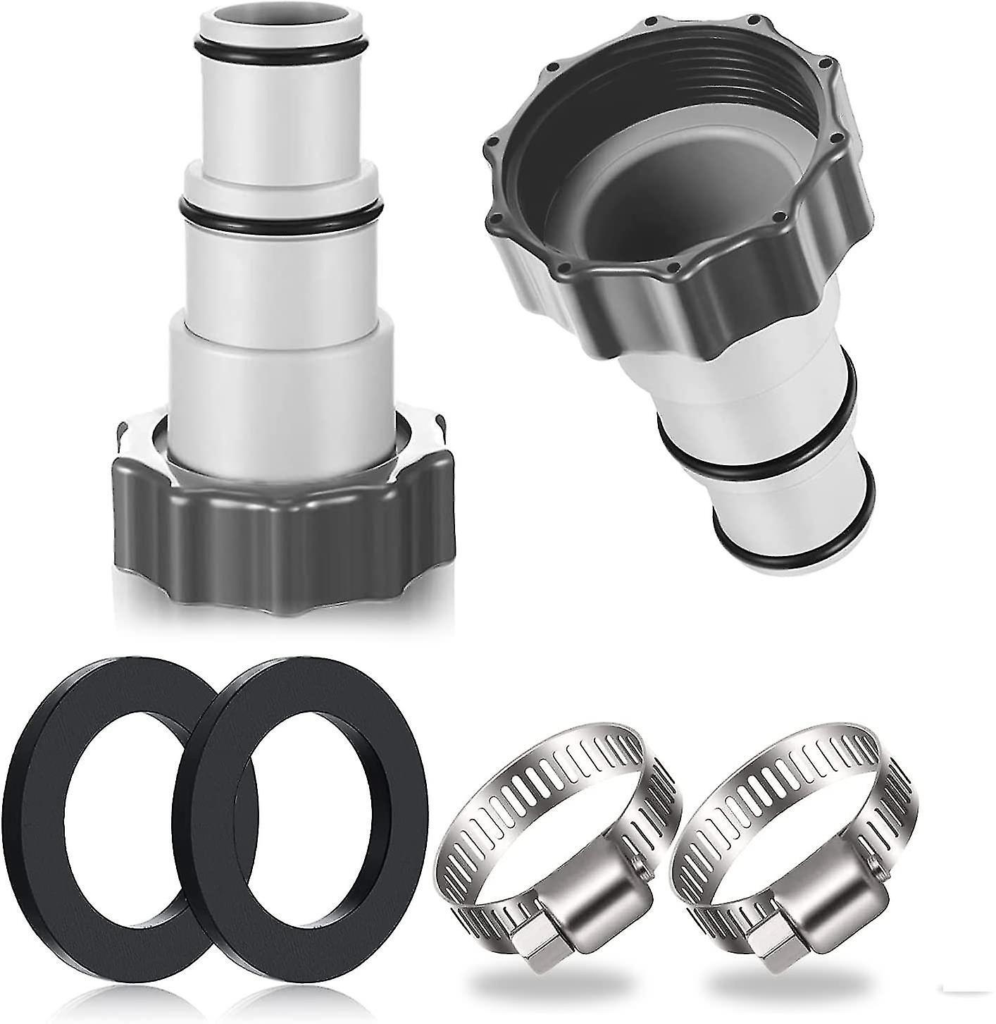 Adattatore tubo piscina 2 pezzi, adattatore piscina, adattatore